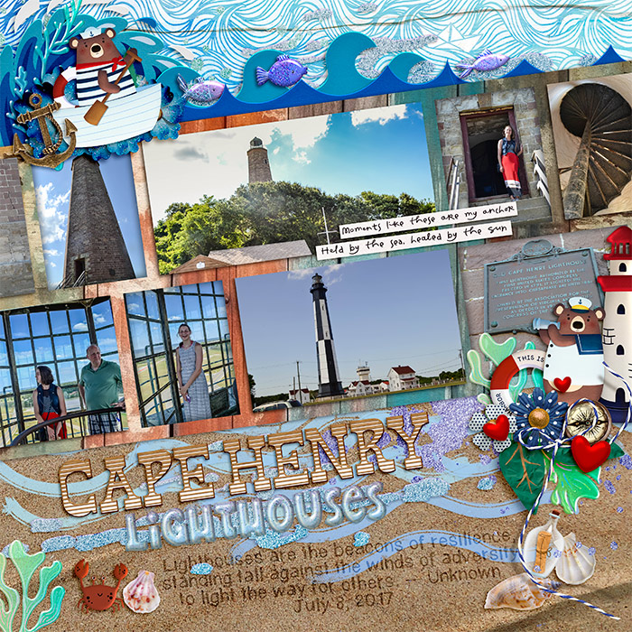 Cape Henry Lighthouses | Shadowbox Aug 7
