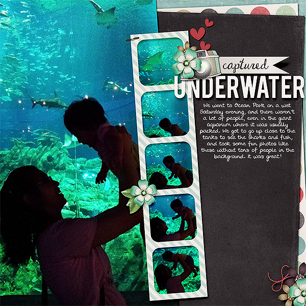 Captured Underwater