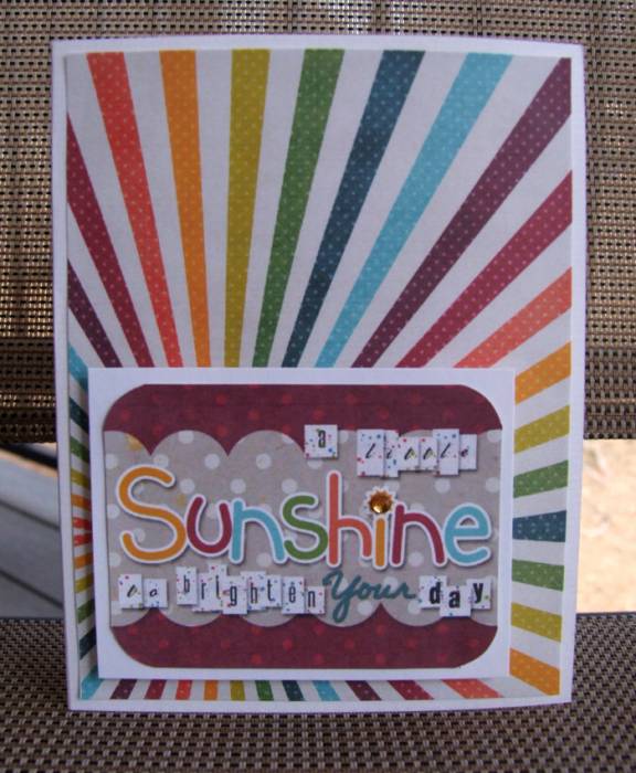 Card - A little Sunshine to Brighten Your Day