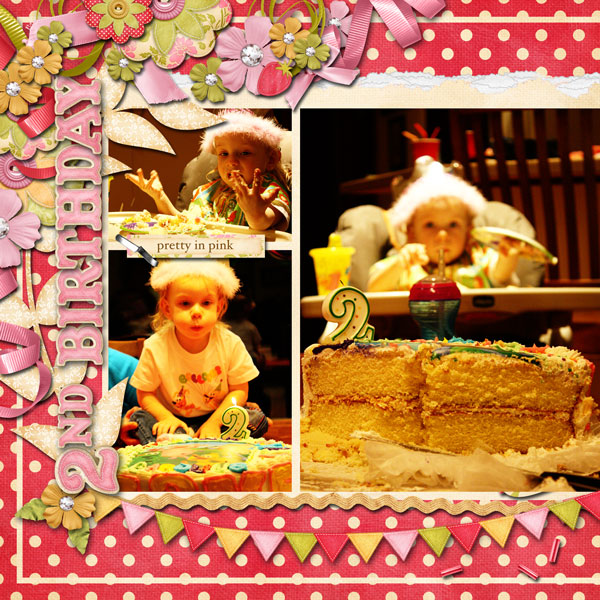 Caroline's 2nd Birthday, page 1