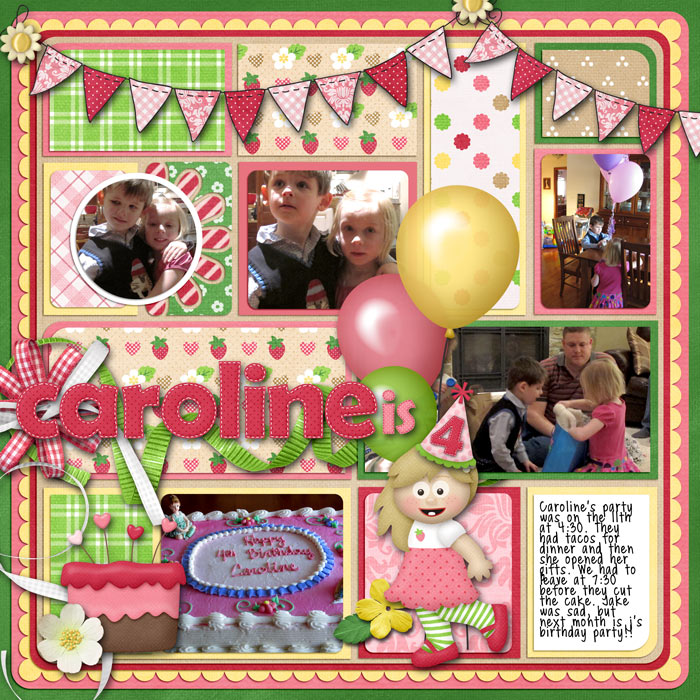 caroline's 4th birthday