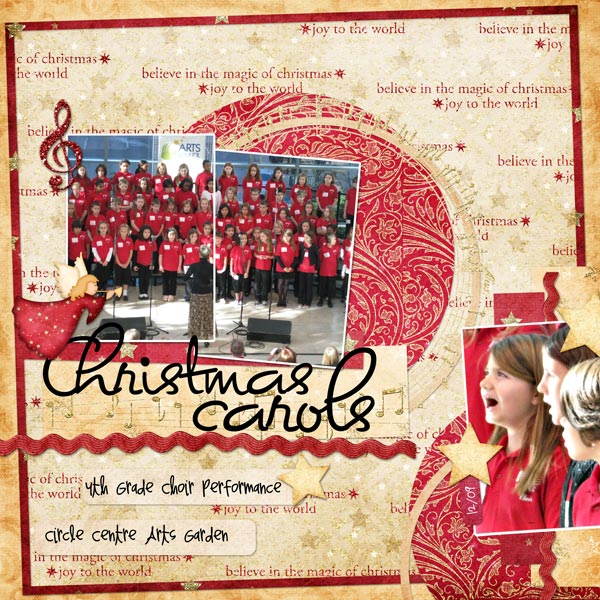 Caroling at the Arts Garden