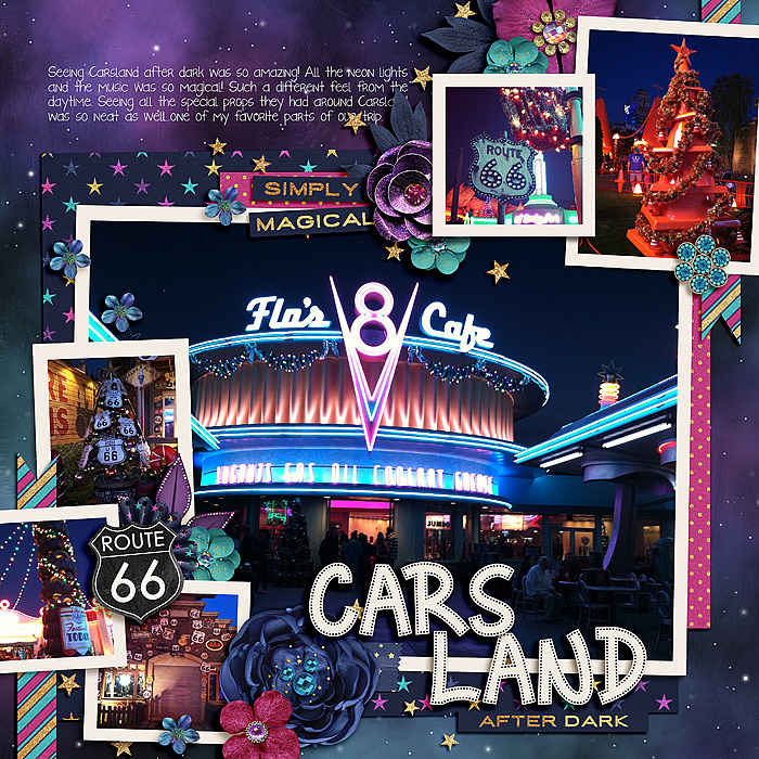 Cars Land at Night