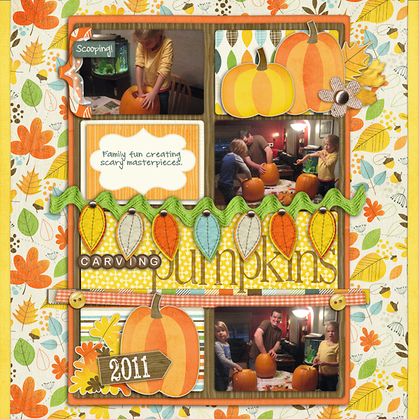 Carving Pumpkins - 2011