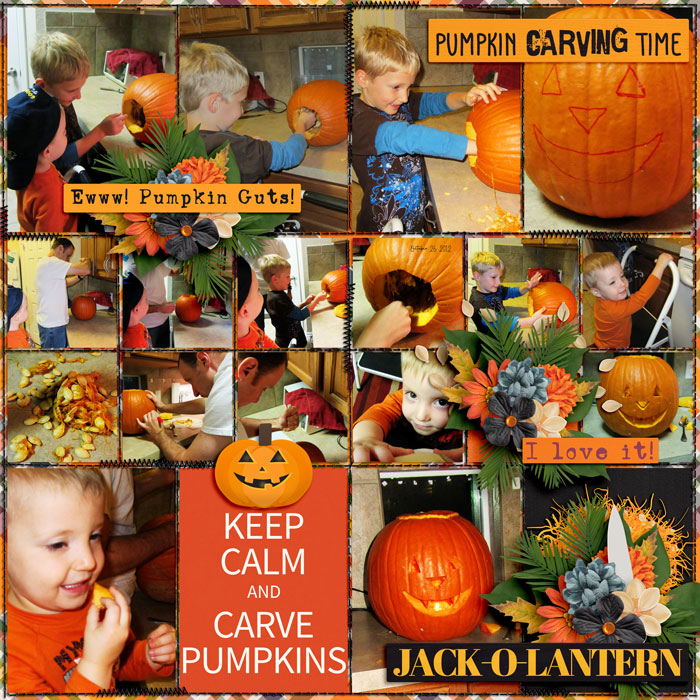 Carving Pumpkins 2012