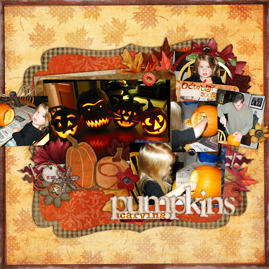 Carving Pumpkins - October 2008
