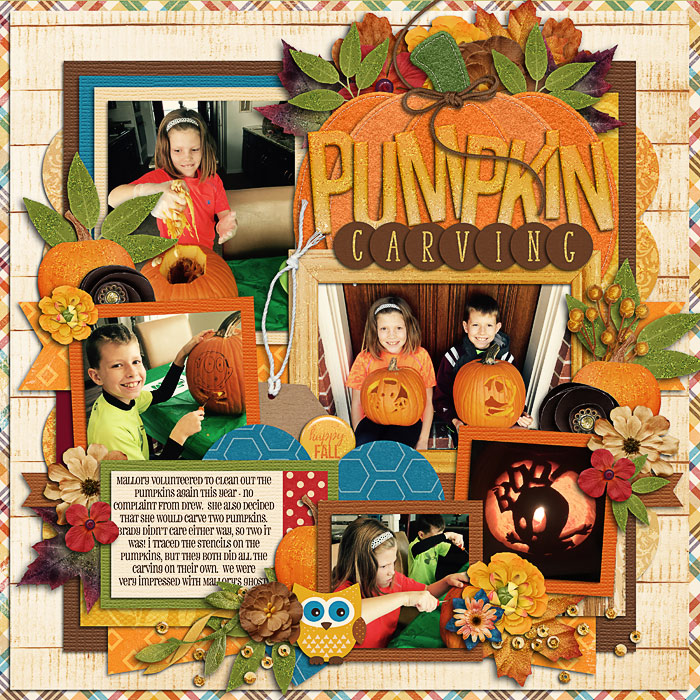 carving pumpkins