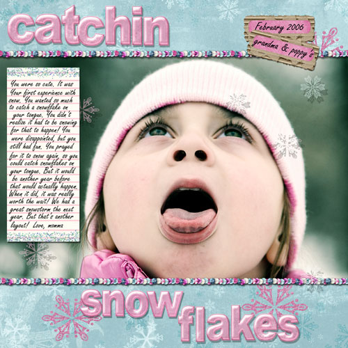 Catchin Snowflakes