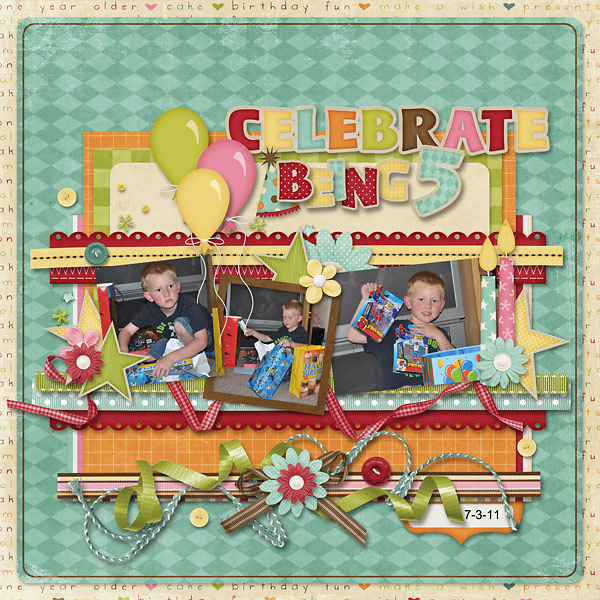 Celebrate being 5