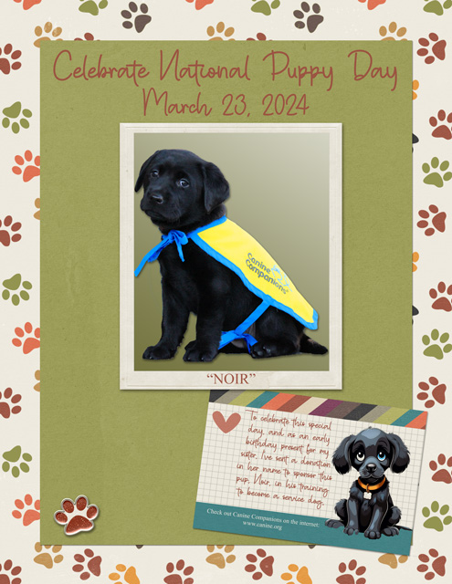 Celebrate National Puppy Day