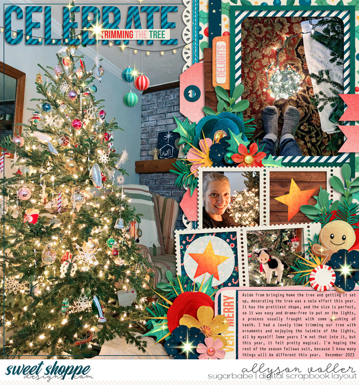 Celebrate trimming the tree