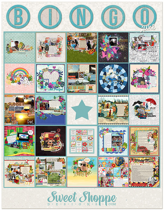 Challenge Bingo Card June 2015