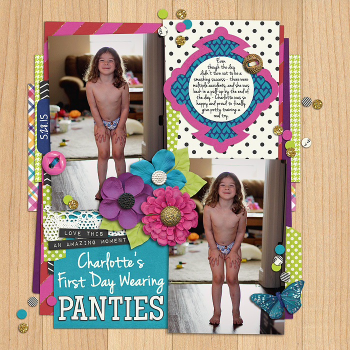 Charlotte's First Day Wearing Panties