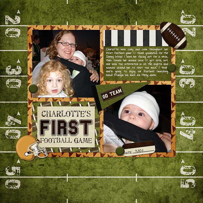 Charlotte's First Football Game