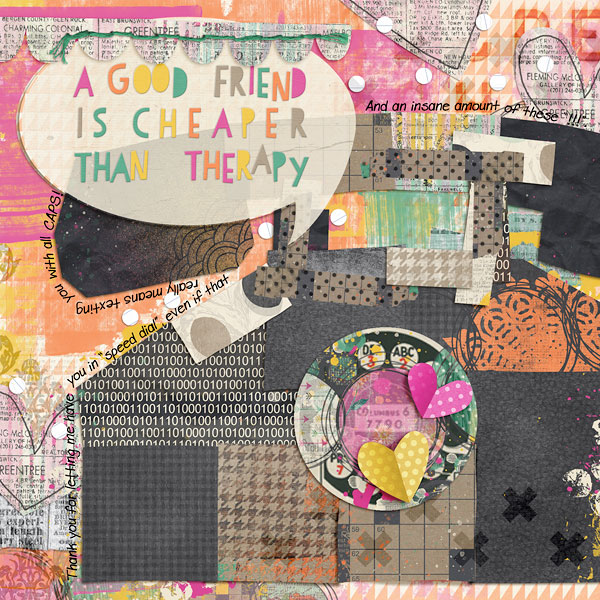 Cheaper than therapy  #7 - Collage Challenge