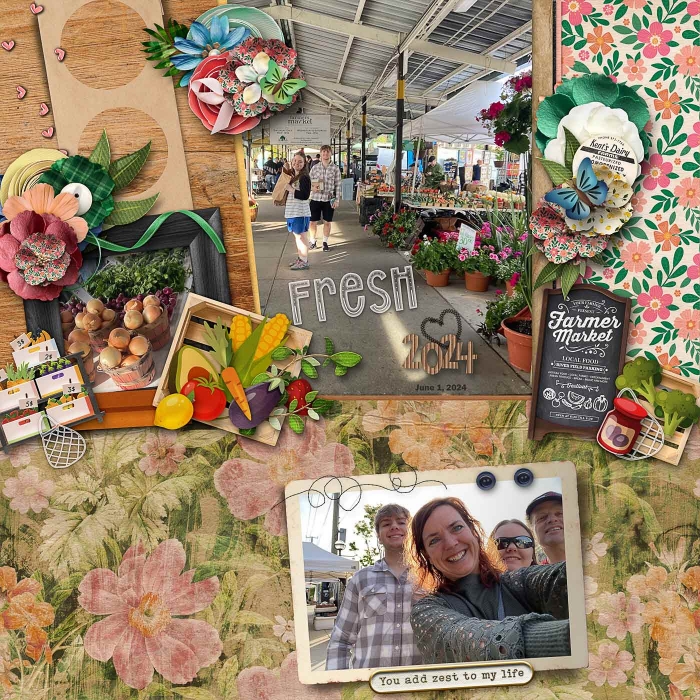 Checking out a local Farmers Market