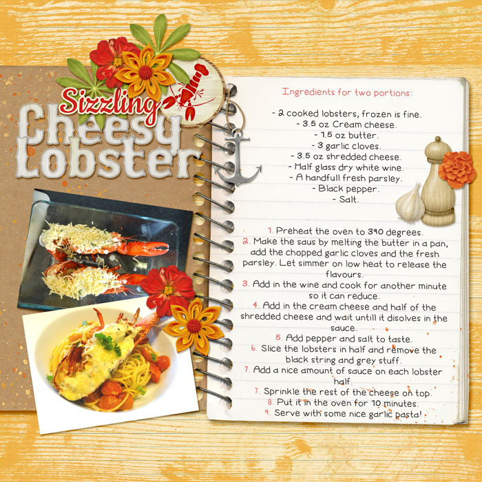Cheesy Lobster.