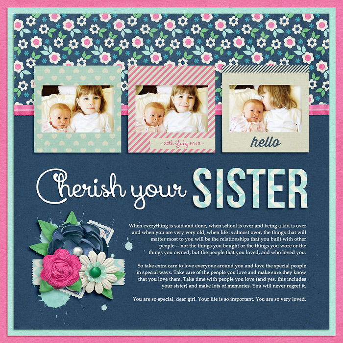 Cherish your sister