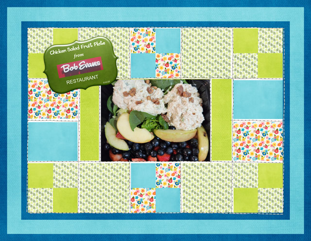 Chicken Salad Fruit Plate
