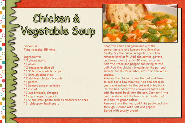 Chicken & Vege Soup