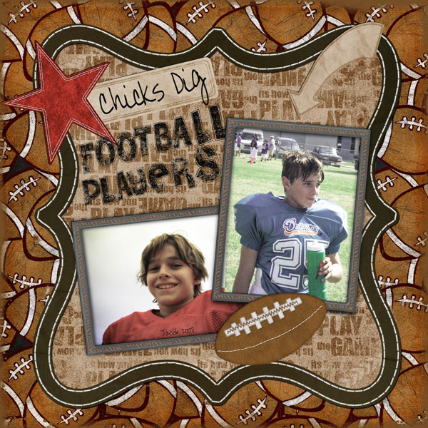 Chicks Dig Football Players