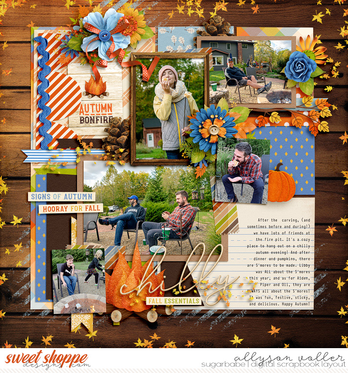 Chilly Fall Bonfire