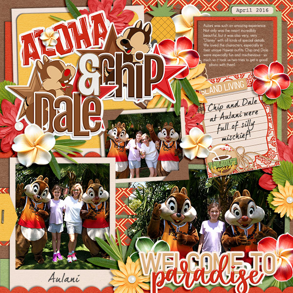 Chip and Dale at Aulani