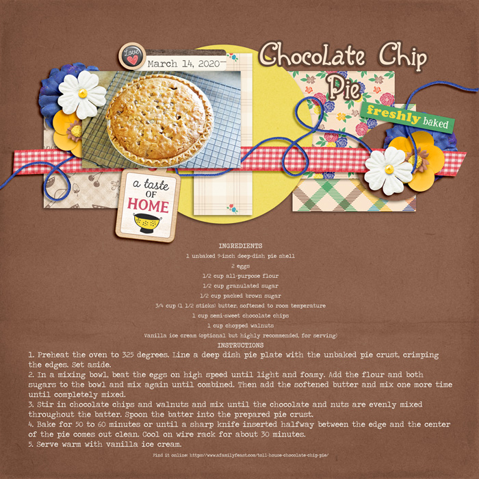 Chocolate Chip Pie
