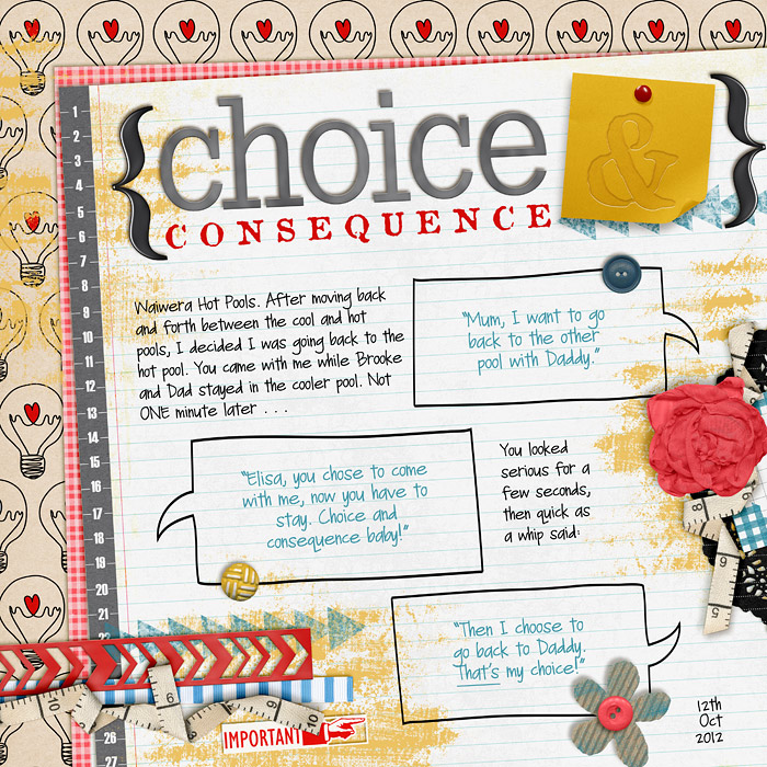 Choice and consequence