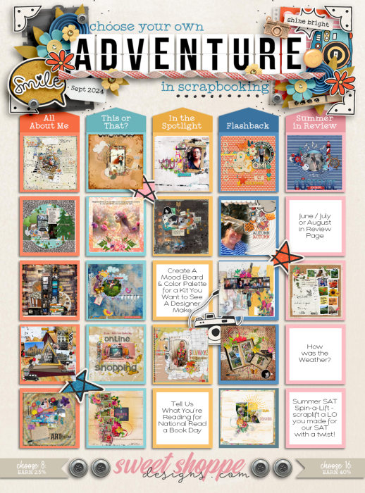 Choose Your Own Adventure in Scrapbooking: September 2024