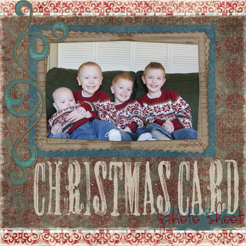Christmas Card Photo Shoot left