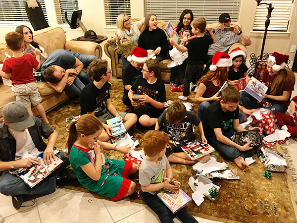 CHRISTMAS DAY 2017 - AT THE MILES'