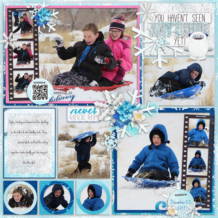 Christmas Day Sledding