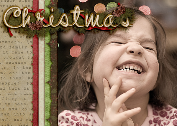 Christmas Joy - Left page