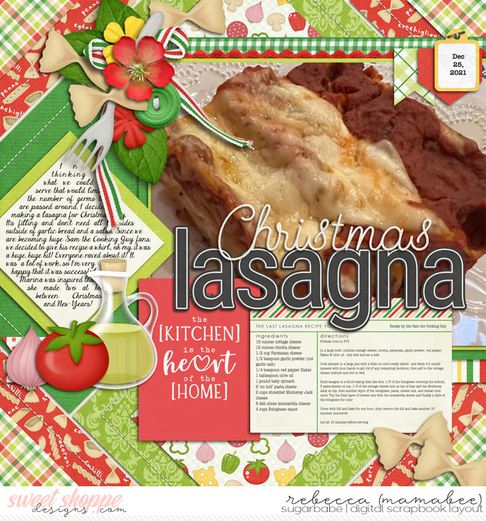 Christmas Lasagna
