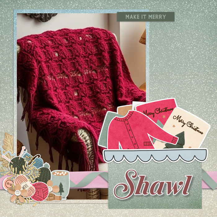Christmas shawl