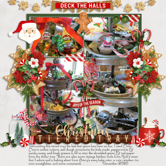 Christmas Tiered Tray
