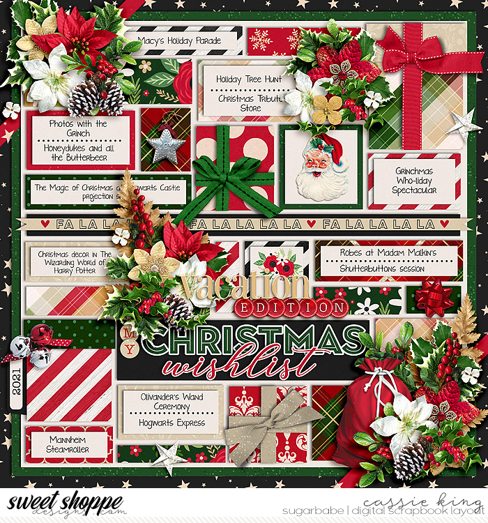 Christmas wishlist - Vacation Edition