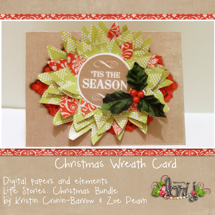 Christmas Wreath Card