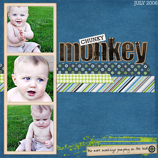 CHUNKY Li'l Monkey!