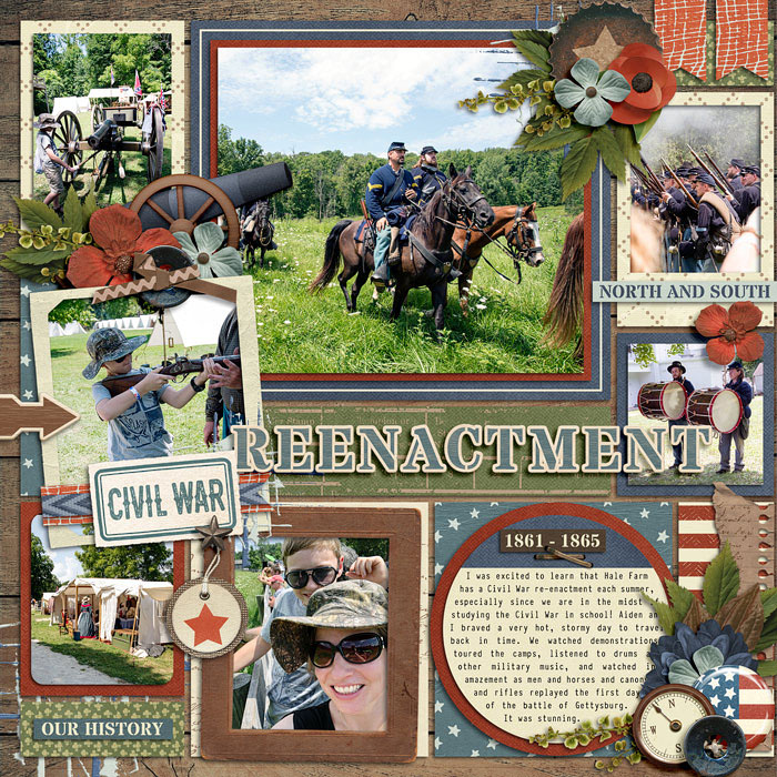 Civil War Re-enactment left
