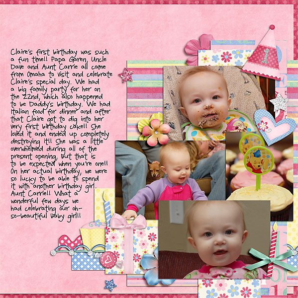 Claire's First Birthday pg2