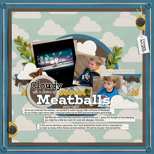 Cloudy Meatballs Movie Night