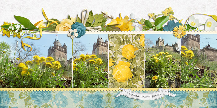 Cochem, with dandelions