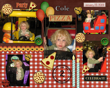 Cole's 2nd Birthday @ Chucky Cheese