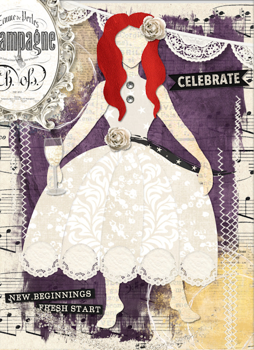 Collage Couture - Happy New Year!