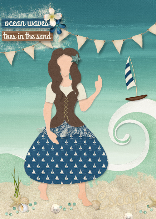 Collage Couture - Ocean View