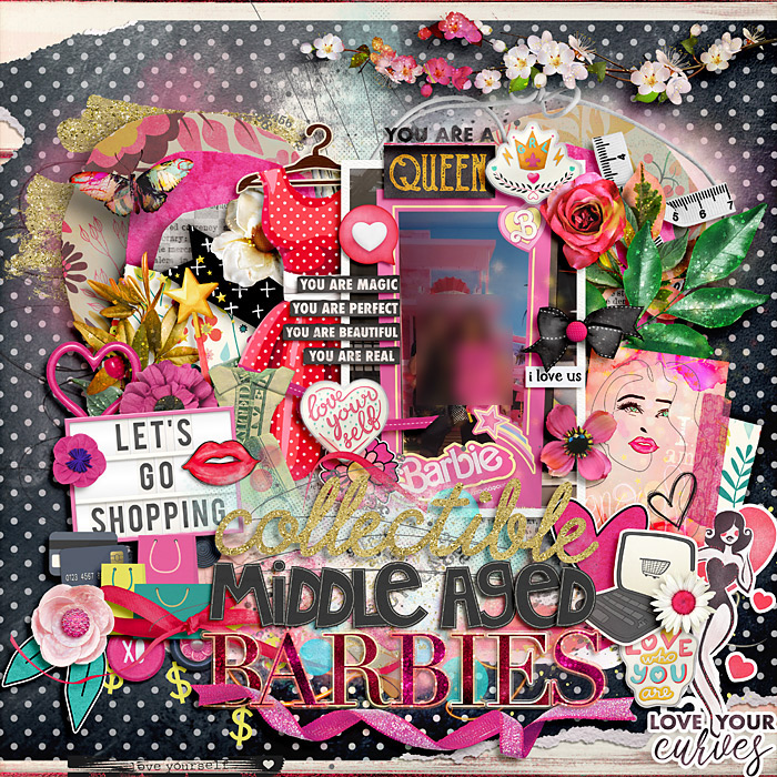 Collectible middle aged Barbies