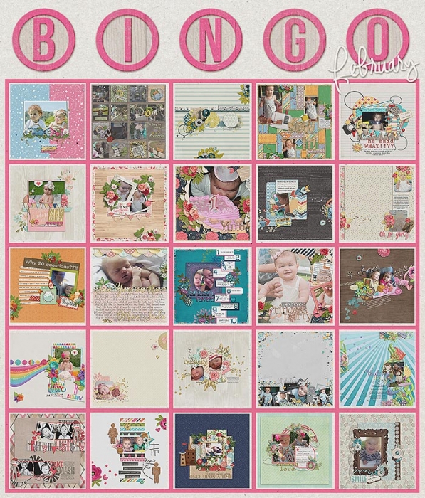 Completed Bingo Card