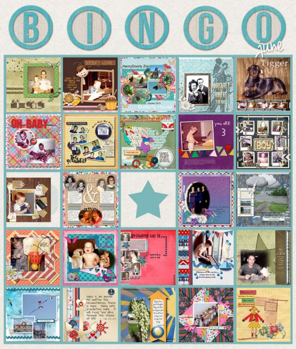 Completed Bingo - June